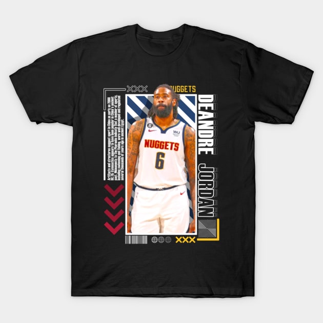 Deandre Jordan Paper Poster Version 10 T-Shirt by art.Hamdan